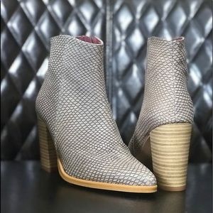 Petite Luxury Scaled Heel Boots